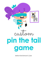 Custom "Pin The Tail" game